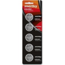 Элементы питания SMARTBUY (SBBL-2450-5B) CR2450/5B в упаковке 5шт (цена за 1шт)