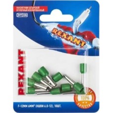REXANT (06-0409-A) НШВИ 6.0-12/Е 6,0-12/E6012, F-12 ММ, 6 ММ2, ЗЕЛЕНЫЙ