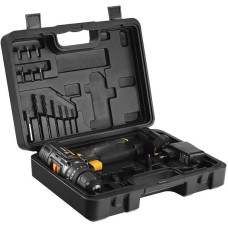 Дрель-шуруповерт ударная DEKO GCD12DU SET4 в кейсе + оснастка 13 шт, 12В, 2x2.0Ач 063-4038