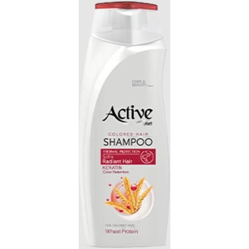Шампунь ACTIVE Шампунь для окрашенных волос CARE & BEAUTY. С кератином и пшеничным протеином, 350 мл (512102053)