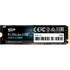 SILICON POWER SSD накопитель M-Series SP002TBP34A60M28 2ТБ, M.2 2280, PCIe 3.0 x4, NVMe, M.2
