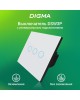 DIGMA Умный выключатель DiSwitch 3p 3-хкл. универсальный белый (DSW3P)