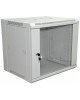 REXANT Шкаф коммутационный Pro (04-2224) настенный 18U 600x600мм пер.дв.стекл без задн.дв. 90кг серый 365мм 34кг 220град. 964мм IP20 сталь