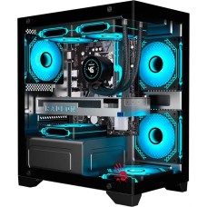 BLOODY Корпус BD-CC103 черный без БП mATX 7x120mm 1xUSB2.0 1xUSB3.0 audio bott PSU