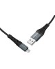 Дата-кабель microUSB HOCO (6931474710543) X38 USB (m)-microUSB (m) 1.0м - черный