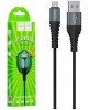 Дата-кабель microUSB HOCO (6931474710543) X38 USB (m)-microUSB (m) 1.0м - черный