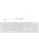 ACER Клавиатура OKW123 белый USB Multimedia (ZL.KBDEE.00D)