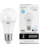 GAUSS Лампа светодиодная Elementary 20Вт цок.:E27 груша 220B 6500K св.свеч.бел.хол. A60 (упак.:10шт) (23239)