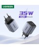 UGREEN Сетевое зарядное устройство CD350 (15539) Nexode 35W USB-A - USB-C Wall Charger EU. Цвет: серый