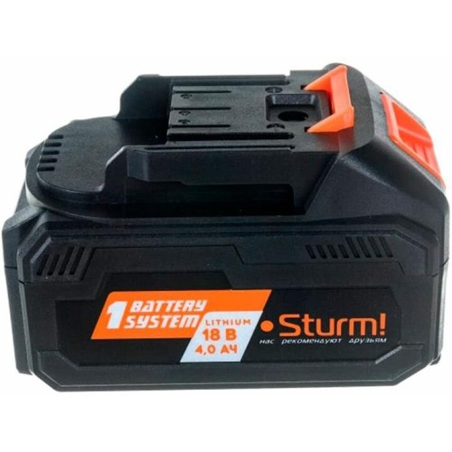 STURM! Батарея аккумуляторная STURM SBP1804, 18В, 4Ач, Li-Ion STURM! Батарея аккумуляторная STURM SBP1804, 18В, 4Ач, Li-Ion