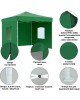 HELEX Тент садовый 4331 3x3х3м полиэстер зеленый