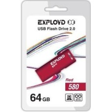 USB флэш-накопитель EXPLOYD 64GB 580 красный [EX-64GB-580-Red]
