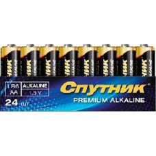 Элементы питания СПУТНИК LR6/4S/24 PREMIUM ALKALINE
