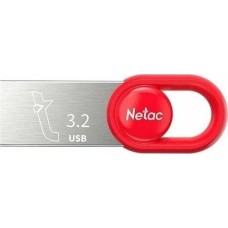 NETAC Флеш Диск 128GB UM2 NT03UM2N-128G-32RE USB3.2 серебристый/красный