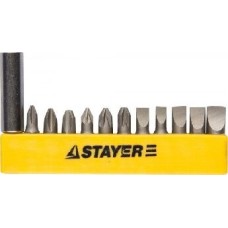 Набор бит STAYER MASTER 2609-H12_z01 набор бит в держателе (уп.10шт)