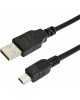 Мобильные устройства/аксессуары REXANT (18-1131-2) КАБЕЛЬ USB (ШТ. MINI USB - ШТ. USB A) 0.2 МЕТРА, ЧЕРНЫЙ