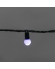 Гирлянда NEON-NIGHT (303-609) Гирлянда Мультишарики 20м, 200LED, диаметр 15 мм, IP44, зеленый провод, свечение мульти (RG/RB), мигание, 230В