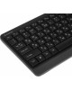A4TECH Клавиатура Fstyler FK11 черный/серый USB slim