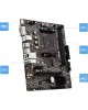 MSI Материнская плата A520M PRO (AM4/A520/2xDDR4/mATX/HDMI, DP, VGA) (A520M PRO)