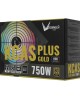 FORMULA Блок питания ATX 750W AC KCAS PLUS GOLD 750W RGB 80+ gold (20+4pin) APFC 120mm fan color LED 8xSATA RTL