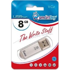 USB флеш SMARTBUY (SB8GBVC-S) 8GB V-CUT SILVER