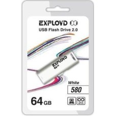 USB флэш-накопитель EXPLOYD 64GB 580 белый [EX-64GB-580-White]