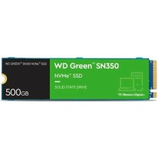WD SSD накопитель Green SN350 S500G2G0C 500ГБ, M.2 2280, PCIe 3.0 x4, NVMe, M.2