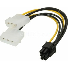 NINGBO Кабель питания RTL-C32, PCI-E 6pin - Molex 89802 x