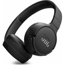JBL Гарнитура накладные Tune 670NC черный беспроводные bluetooth оголовье ( T670NCBLK)