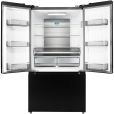 Холодильник LEX Холодильник двухкамерный LFD595BxID French Door, инверторный черная сталь