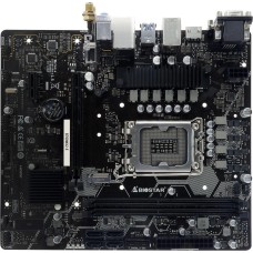 BIOSTAR Материнская плата B760MX2-E Soc-1700 Intel B760 2xDDR5 mATX AC`97 8ch(7.1) 2.5Gg RAID+VGA+DVI+HDMI