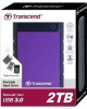 HDD TRANSCEND StoreJet 25H3P TS2TSJ25H3P, 2ТБ, фиолетовый