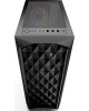 POWERCASE Корпус Diamond Mesh LED, Tempered Glass, 1x 120mm 5-color fan, чёрный, ATX (CMDM-L1)