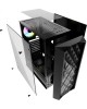POWERCASE Корпус Diamond Mesh LED, Tempered Glass, 1x 120mm 5-color fan, чёрный, ATX (CMDM-L1)