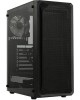 POWERCASE Корпус Diamond Mesh LED, Tempered Glass, 1x 120mm 5-color fan, чёрный, ATX (CMDM-L1)