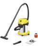 Строительный пылесос KARCHER WD 3 S V-17/4/20, желтый [1.628-135.0]