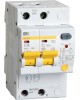 IEK Выключатель автом. дифф. тока АД12М (MAD12-2-025-C-030) 25A тип C 4.5kA 30мА A 2П 230В 3мод белы
