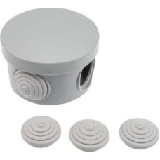 REXANT (28-3008) КОРОБКА РАСПАЯЧНАЯ ОУ O 65Х40 ММ, IP54 (УПР 65/40.1.3), СЕРАЯ