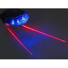 Фонарь велосипедный SILAPRO Фонарь велосипедный 8х8см, 5LED, 7 реж., 2хААА 2 диода 2 реж., пластик (195-105)