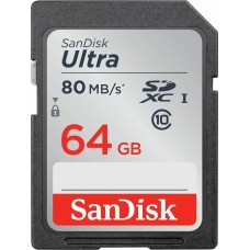SANDISK BY WESTERN DIGITAL Карта памяти SDXC 64GB UHS-I SDSDUNB-064G-GN6IN SANDISK