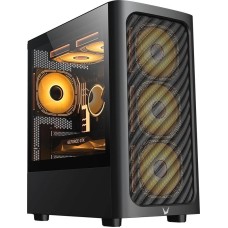 FORMULA Корпус Air Mesh G3 черный без БП mATX 7x120mm 5x140mm 2xUSB2.0 1xUSB3.0 audio bott PSU