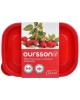 Посуда из пластика OURSSON CP2283S/RD наб. контейнеров прямоуг. 2шт.х1,1л