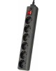 Сетевой фильтр PERFEO (PF_A4674) POWER+ 6 роз 5м черный
