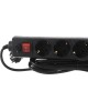 Сетевой фильтр PERFEO (PF_A4674) POWER+ 6 роз 5м черный