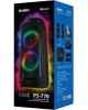 SVEN АС PS-770, черный (100 Вт, TWS, Bluetooth, FM, USB, microSD, LED-дисплей, 4400мА*ч)