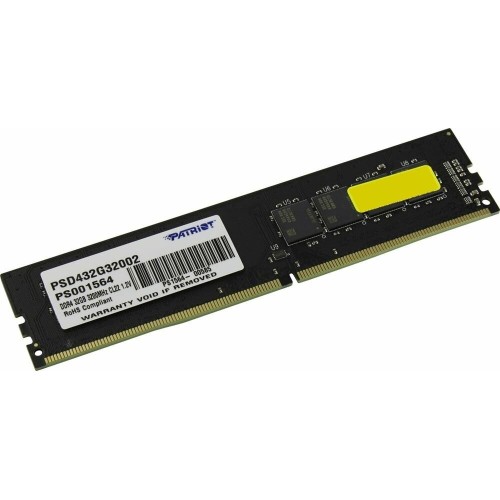 PATRIOT Память DDR4 32GB 3200MHz PSD432G32002 Signature RTL PC4-25600 CL22 DIMM 288-pin 1.2В single rank Ret PATRIOT Память DDR4 32GB 3200MHz PSD432G32002 Signature RTL PC4-25600 CL22 DIMM 288-pin 1.2В single rank Ret