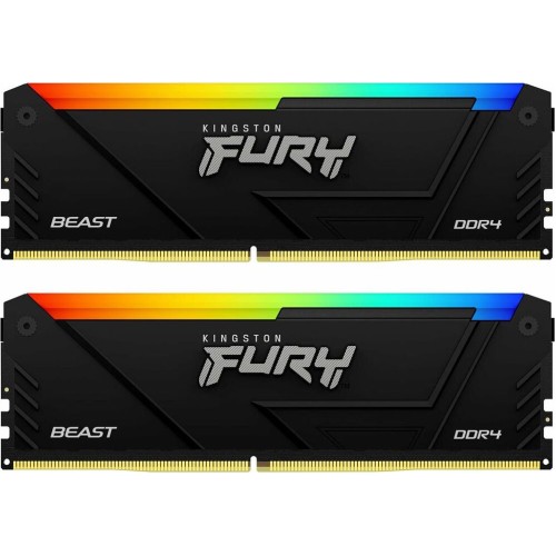 KINGSTON Память DDR4 2x16GB 3200MHz KF432C16BB12AK2/32 Fury Beast RGB RTL Gaming PC4-25600 CL16 DIMM 288-pin 1.35В dual rank с радиатором Ret KINGSTON Память DDR4 2x16GB 3200MHz KF432C16BB12AK2/32 Fury Beast RGB RTL Gaming PC4-25600 CL16 DIMM 288-pin 1.35В dual rank с радиатором Ret