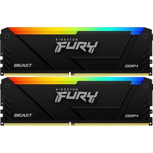 KINGSTON Память DDR4 2x16GB 3200MHz KF432C16BB12AK2/32 Fury Beast RGB RTL Gaming PC4-25600 CL16 DIMM 288-pin 1.35В dual rank с радиатором Ret KINGSTON Память DDR4 2x16GB 3200MHz KF432C16BB12AK2/32 Fury Beast RGB RTL Gaming PC4-25600 CL16 DIMM 288-pin 1.35В dual rank с радиатором Ret