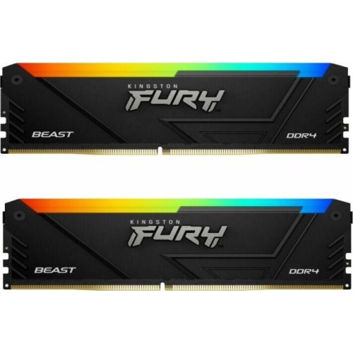 KINGSTON Память DDR4 2x16GB 3200MHz KF432C16BB12AK2/32 Fury Beast RGB RTL Gaming PC4-25600 CL16 DIMM 288-pin 1.35В dual rank с радиатором Ret KINGSTON Память DDR4 2x16GB 3200MHz KF432C16BB12AK2/32 Fury Beast RGB RTL Gaming PC4-25600 CL16 DIMM 288-pin 1.35В dual rank с радиатором Ret
