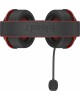 A4TECH Гарнитура игровая Bloody MR590 Sports, для компьютера и игровых консолей, мониторные, Bluetooth/радио/3,5 мм, красный / черный [mr590+ wired/sport red]